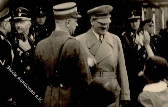 Hitler WK II Himmler Foto AK I-II - Guerra 1939-45