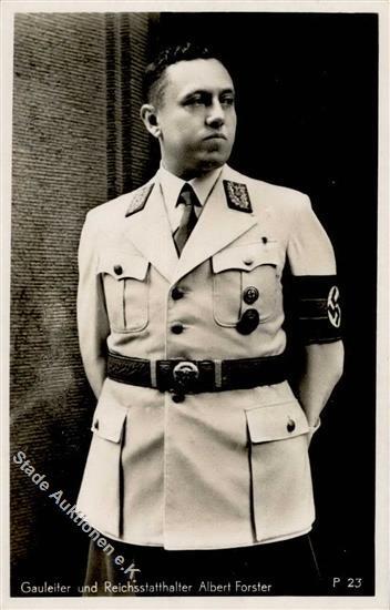 FORSTER,Albert WK II - Gauleiter U. Reichsstatthalter Von DANZIG, P 23 I-II - Oorlog 1939-45