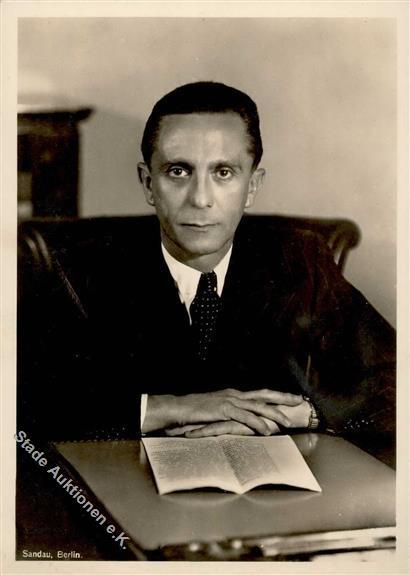 WK II Goebbels Foto AK I-II - Oorlog 1939-45