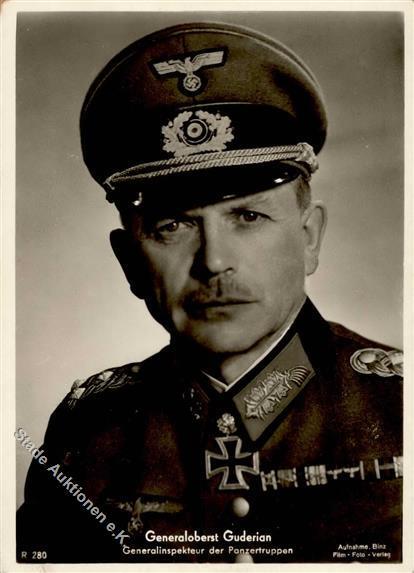 Ritterkreuzträger WK II Guderian Generaloberst Foto AK I-II - Oorlog 1939-45