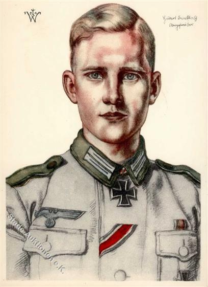 Willrich Nr. E 14 Ritterkreuzträger WK II Brinkforth, Obergefreiter Künstlerkarte I-II - Oorlog 1939-45