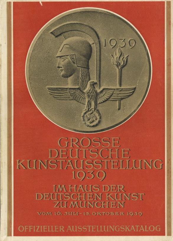 HDK Große Deutsche Kunstausstellung Ausstellungkatalog 1939 Viele Abbildungen II - Oorlog 1939-45