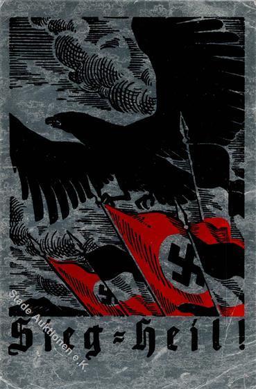 NS-Propagandakarte WK II - STANIOL-Karte Nr. 105   SIEG - HEIL! " Ecken Gestoßen, II" - Weltkrieg 1939-45