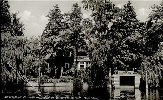 WK II Postdam-Babelsberg (o-1590) Reichsschule Des Rassenpolitischen Amtes Der NSDAP Foto-Karte I-II - Oorlog 1939-45