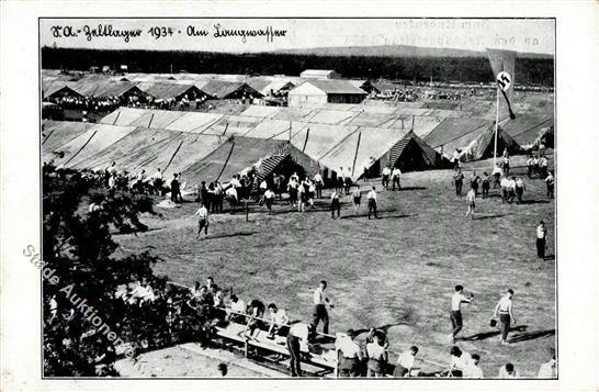 RP NÜRNBERG 1934 WK II - SA-Zeltlager Am Langwasser I-II - Guerre 1939-45