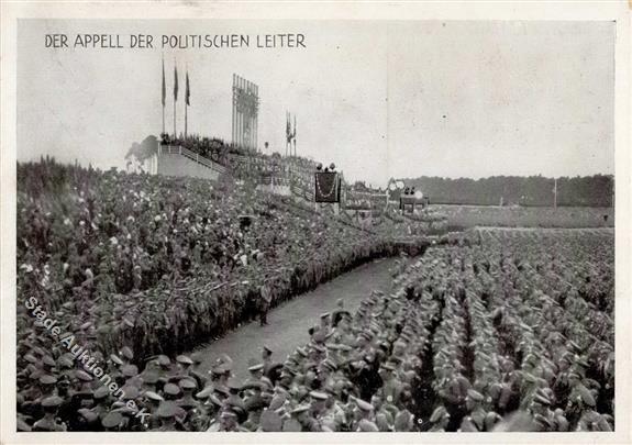 RP NÜRNBERG 1934 WK II - Der Appell Der Politischen Leiter I-II - Oorlog 1939-45