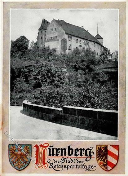 RP NÜRNBERG WK II - Erinnerungskarte Aus Serz Serie Nr. 2 S-o Randfleck! - Oorlog 1939-45