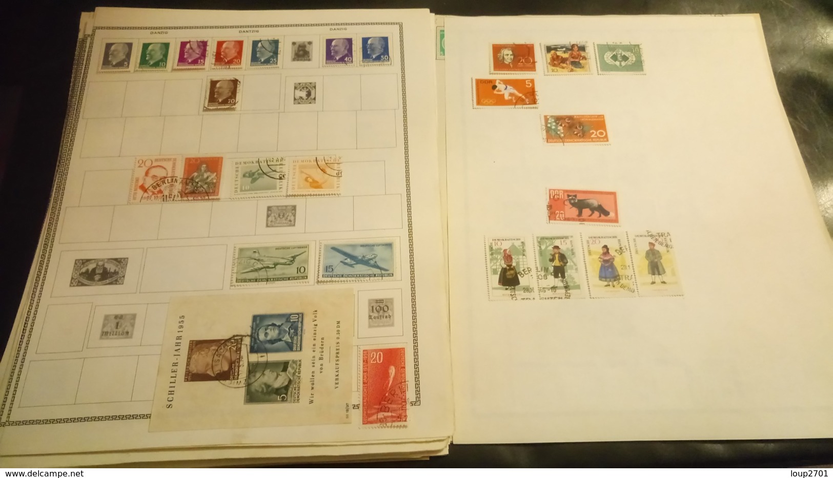 D227 LOT FEUILLES ALLEMAGNE A TRIER BELLE COTE DÉPART 10€