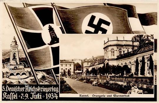 KASSEL WK II - 5. DEUTSCHER REICHSKRIEGERTAG 1934 (Nr. 60555) I - Guerre 1939-45