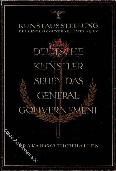 KRAKAU WK II - KUNSTAUSSTELLUNG DEUTSCHE KÜNSTLER Im GG 1942 Mit S-o I-II - Oorlog 1939-45