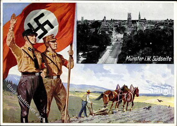 SA-Prop-Ak WK II - DEUTSCHES LAND - MÜNSTER,Westf. 1933 I - Oorlog 1939-45