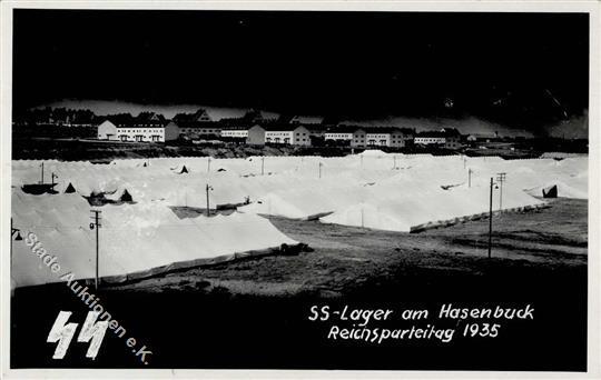 SS Nürnberg (8500) WK II Lager Am Hasenbuck Reichsparteitag 1935 I-II - Oorlog 1939-45