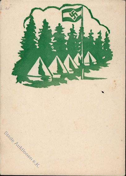 HITLERJUGEND WK II - GRENZLANDLAGER D. JUNGVOLK LEIPZIG I-II - Oorlog 1939-45