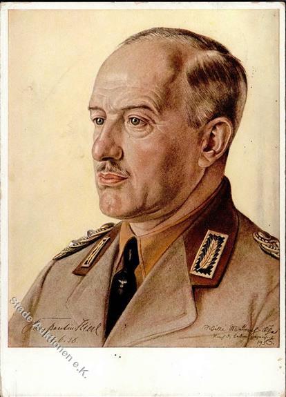 RAD Konstantin Hierl  Künstlerkarte I-II - Oorlog 1939-45
