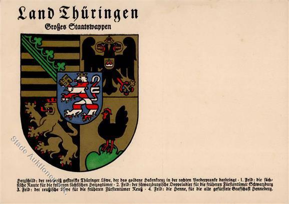 WHW - WHW THÜRINGEN - Spendenkarte I - Oorlog 1939-45