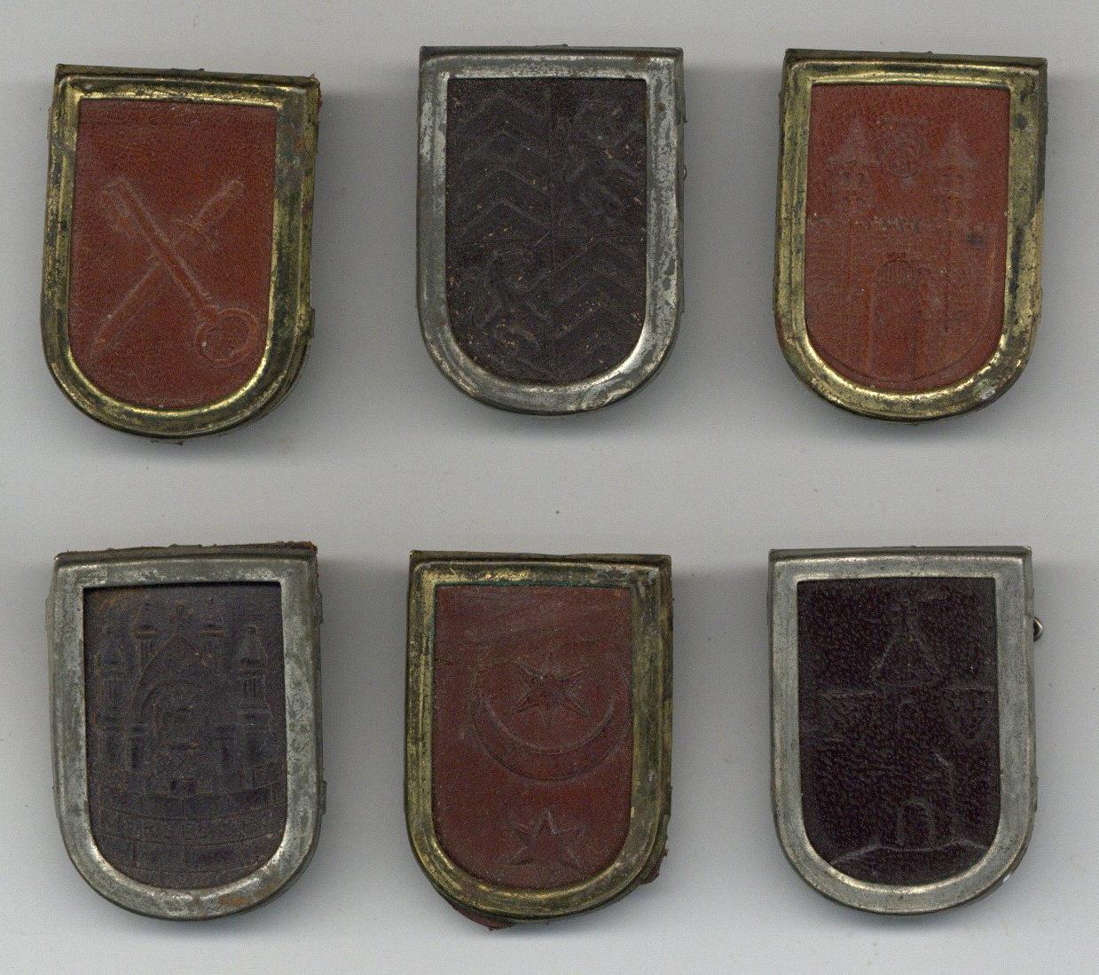 WHW Lot Mit 6 Wappen Anstecknadeln II - Oorlog 1939-45