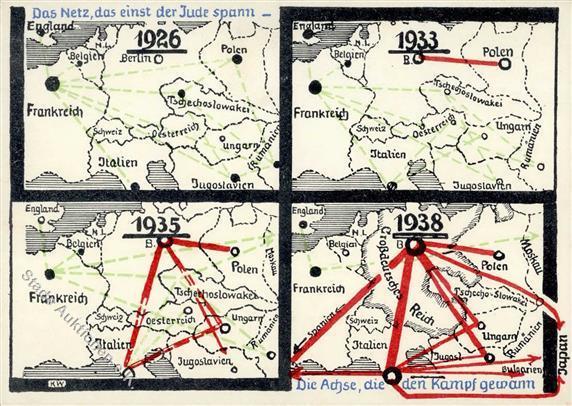 WHW WK II - WHW-Sammlung Gau Franken 1939 - Das Netz, Das Einst Der Jude Spann.. I - Guerra 1939-45