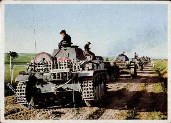 Panzer (WK II) WK II Marschpause I-II Réservoir - Oorlog 1939-45