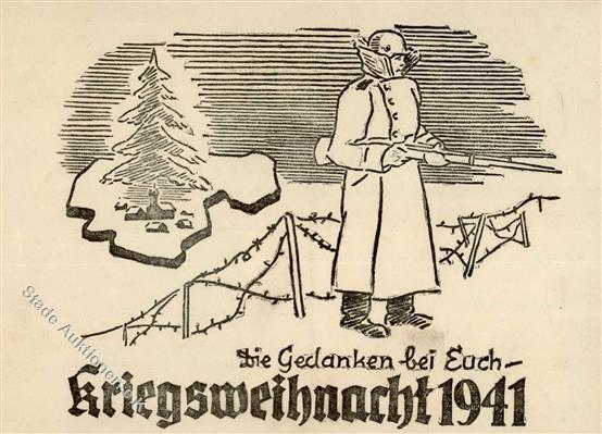 KRIEGSWEIHNACHT WK II - Weihnachten 1941 I-II Noel - Oorlog 1939-45