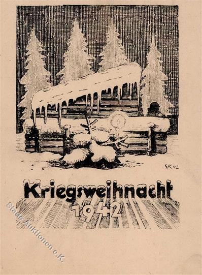 Weihnacht Im Feld WK II I-II - Oorlog 1939-45