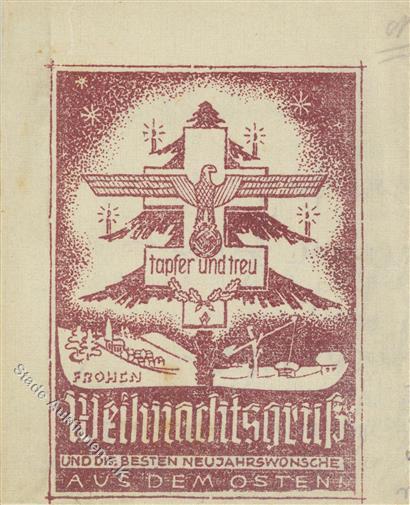 Weihnacht Im Feld WK II Weihnachtsbrief WK II I-II - Oorlog 1939-45