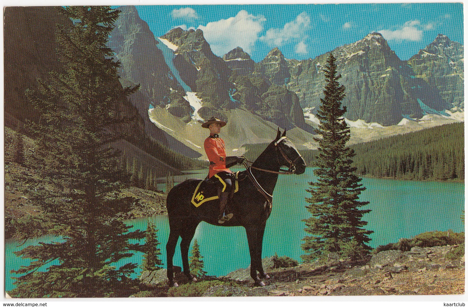 A Member Of The Famous Royal Canadian Mounted Police - Scenic Mountain Background (1971) - Politie-Rijkswacht