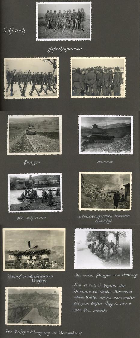 WK II Album Mit über 150 Fotos I-II - Oorlog 1939-45