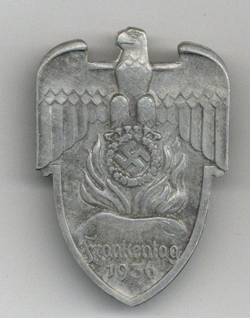 WK II Anstecknadel Frankentag 1936 I-II - Oorlog 1939-45