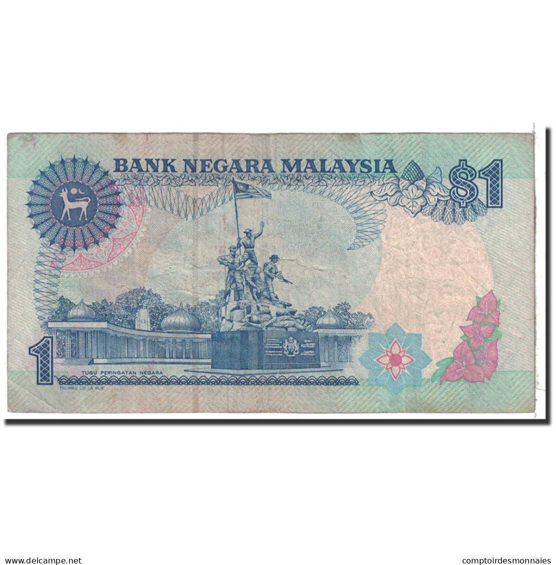 Billet, Malaysie, 1 Ringgit, 1989, Undated, KM:27b, TB - Malaysie