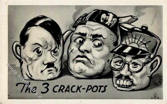 Antipropaganda WK II The 3 Crack-Pots I-II - Oorlog 1939-45