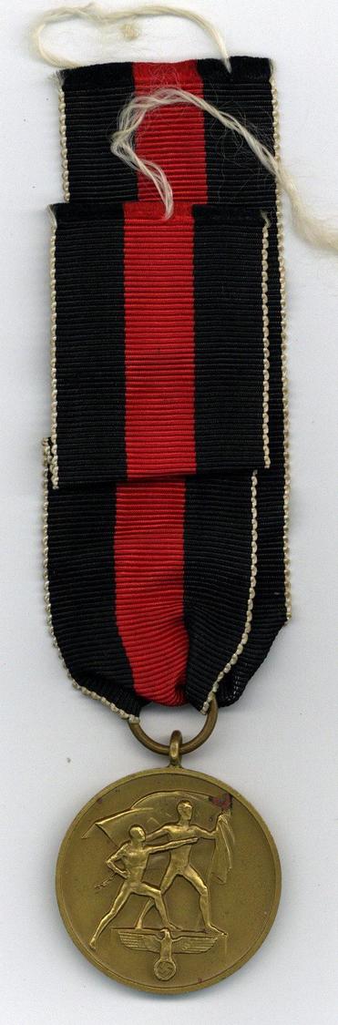 WK II Orden Medaille Zur Erinnerung An Den 1. Oktober 1938 I-II - Non Classés