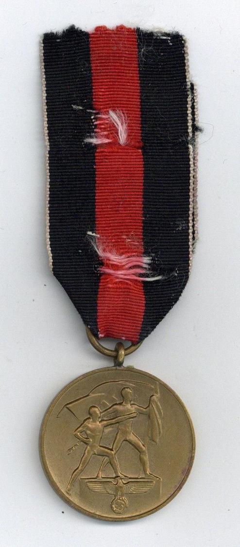 WK II Orden Sudetenland Medaille 1. Oktober 1938 I-II - Zonder Classificatie