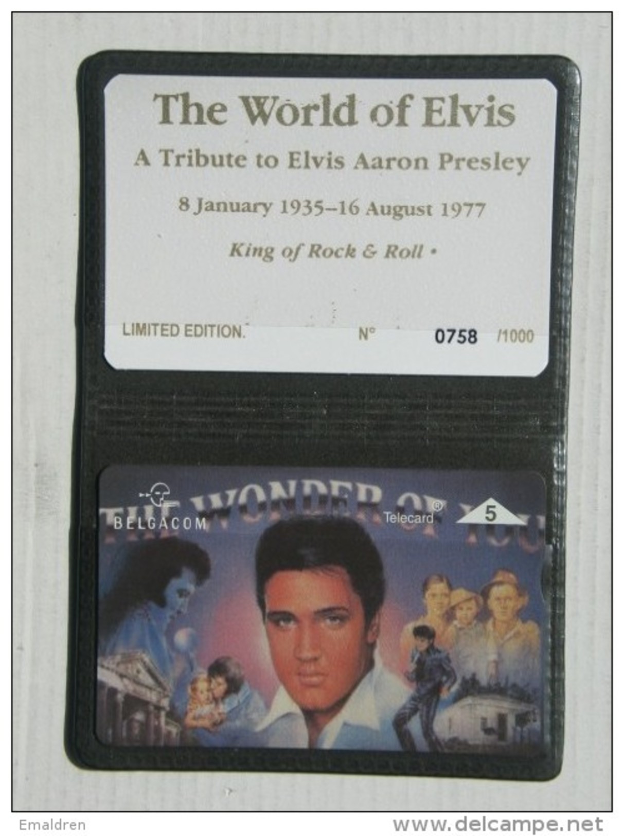 P 304. Elvis. 505 L.  1000 Ex. In Folder - En Etui - Sans Puce