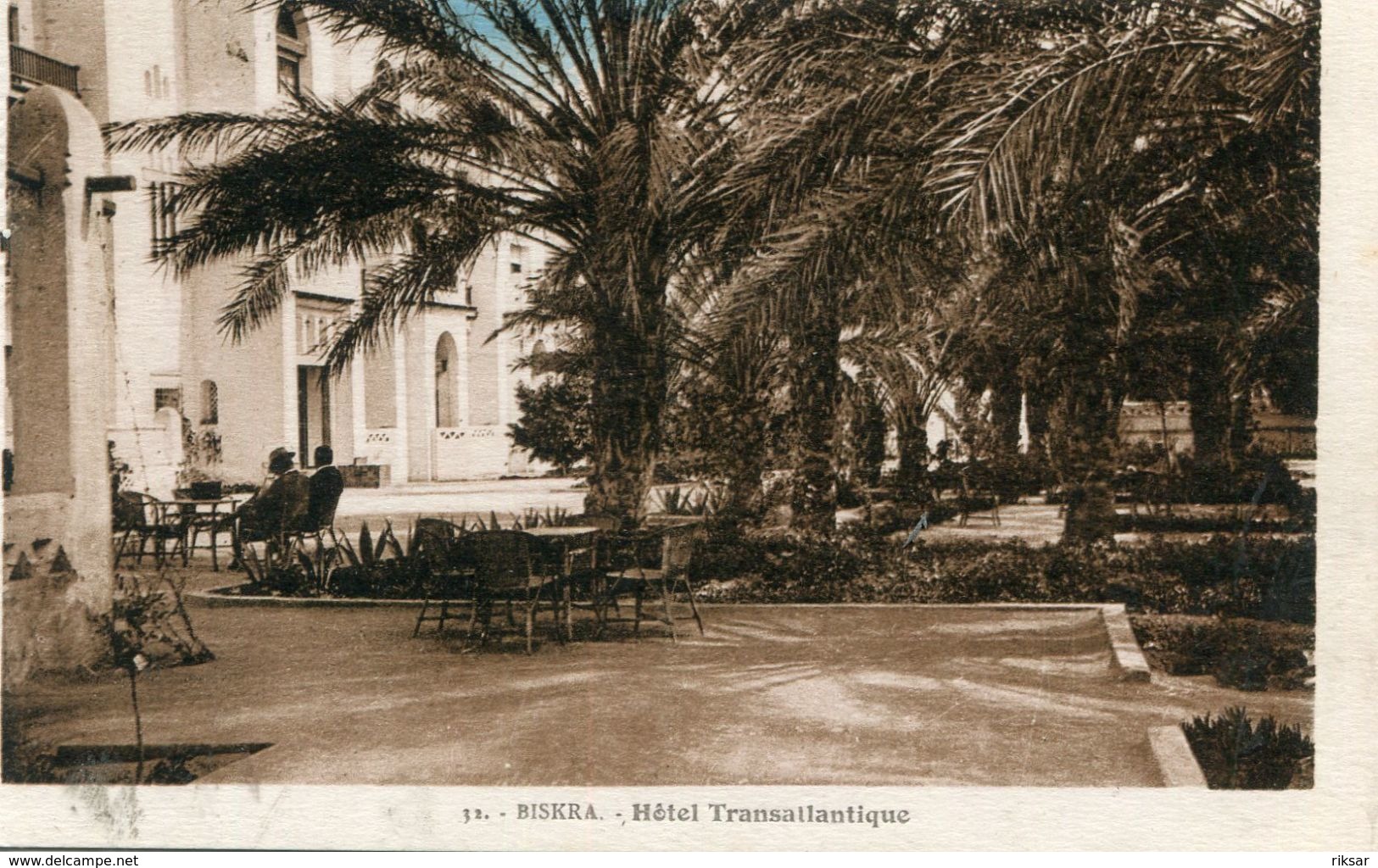 ALGERIE(BISKRA) HOTEL TRANSATLANTIQUE - Biskra