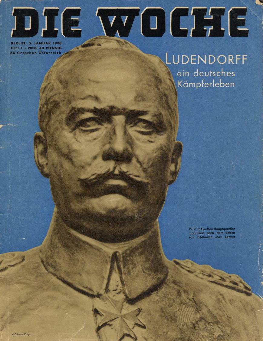 Buch WK II Die Woche Januar 1938 Verlag August Scherl Nachf. 40 Seiten Viele Abbildungen II - 5. Guerre Mondiali