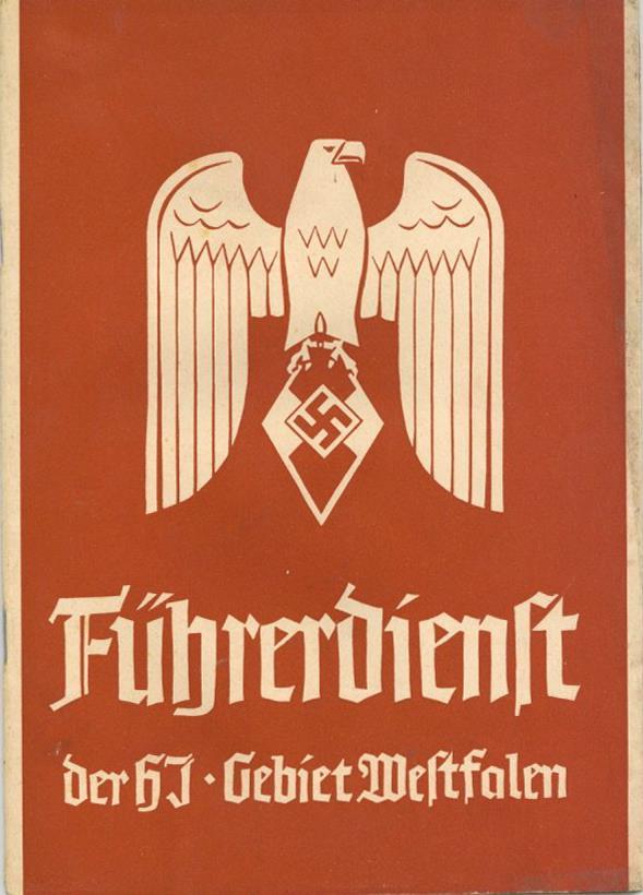 Buch WK II Führerdienst Der Hitler-Jugend Gebiet Westfalen 3 Hefte 1938 II (fleckig) - 5. Wereldoorlogen