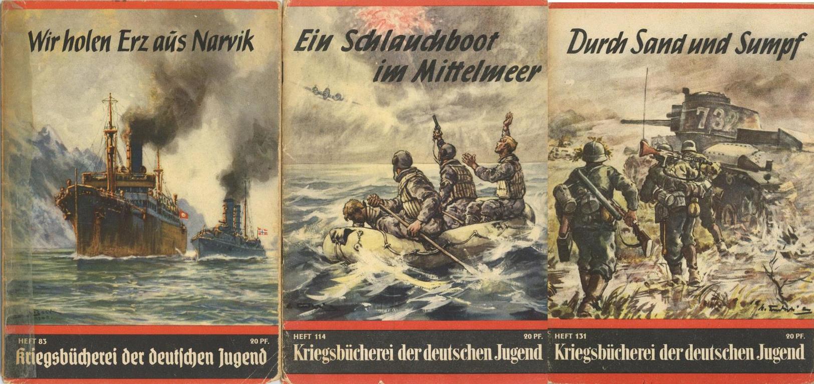 Buch WK II Kriegsbücherei Der Deutschen Jugend Lot Mit 11 Heften Steiniger Verlag Div. Abbildungen II - 5. Wereldoorlogen