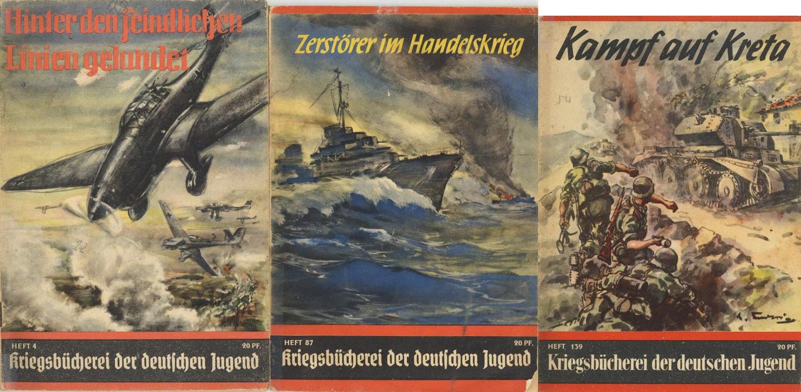 Buch WK II Kriegsbücherei Der Deutschen Jugend Lot Mit 5 Heften 1938 Steininger Verlag Einige Abbildungen II (1x Doppelt - 5. Wereldoorlogen