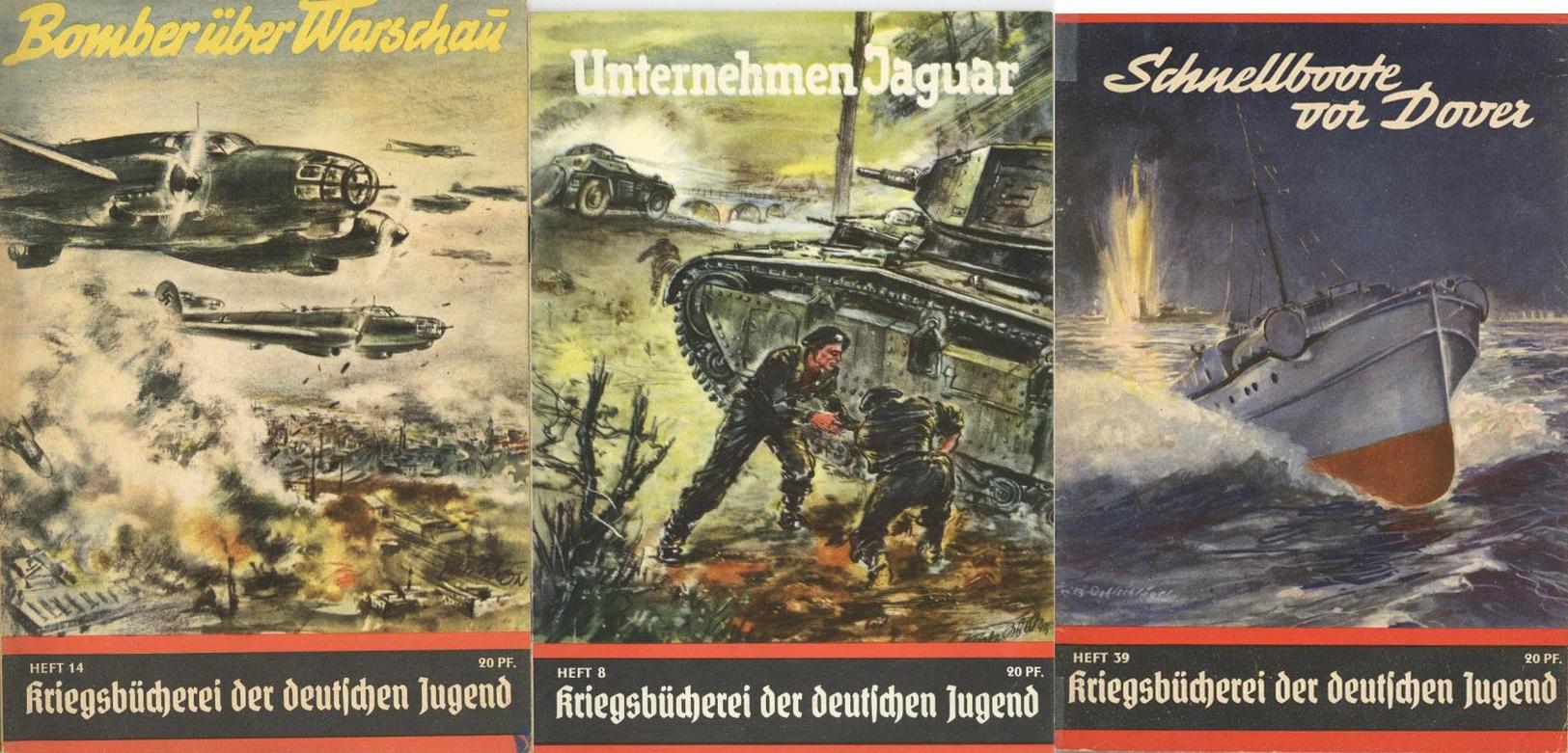 Buch WK II Kriegsbücherei Der Deutschen Jugend Lot Mt 40 Heften Band 1 - 40 Steiniger Verlag Div. Abbildungen II - 5. Wereldoorlogen