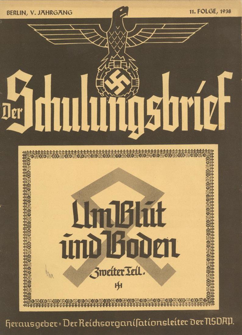Buch WK II Reichsschulungsbrief 1938 Einige Abbildungen II - 5. Wereldoorlogen