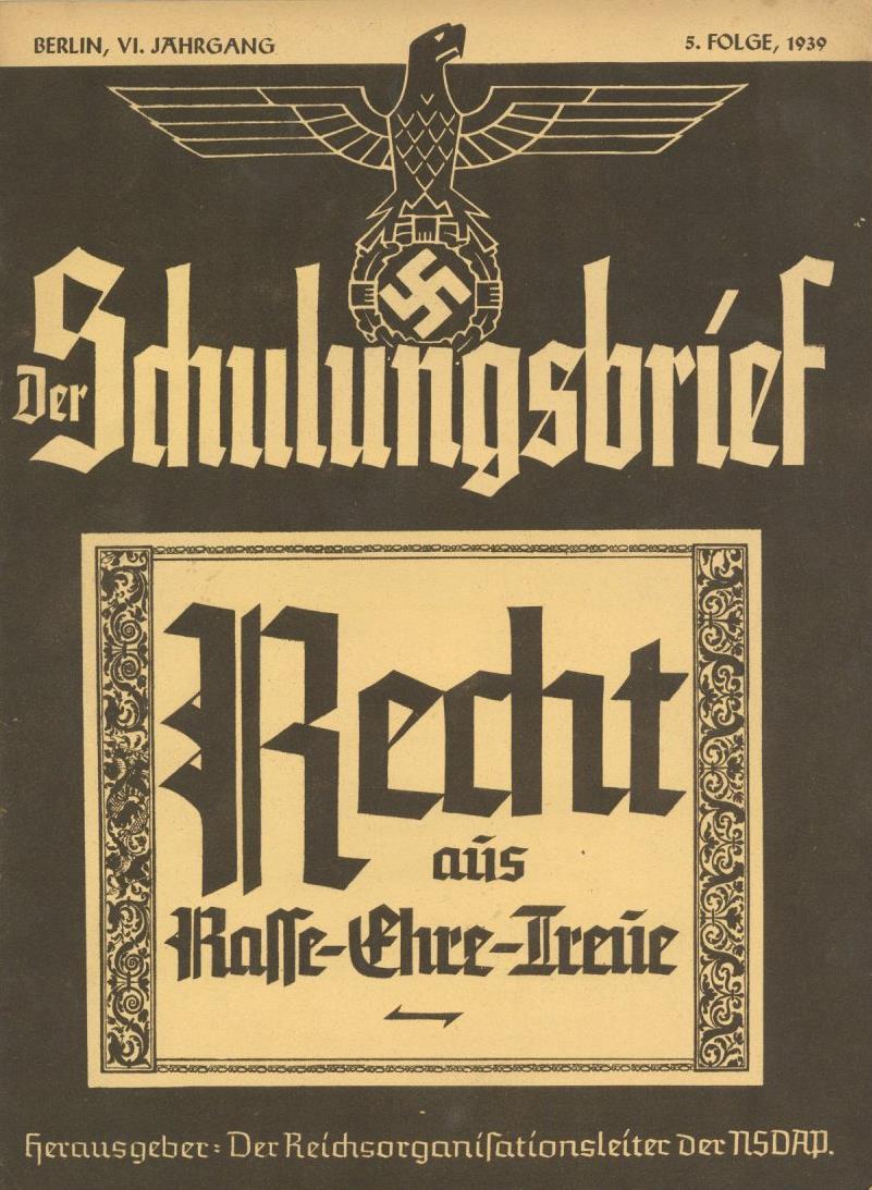 Buch WK II Reichsschulungsbrief 1939 Einige Abbildungen II - 5. Wereldoorlogen