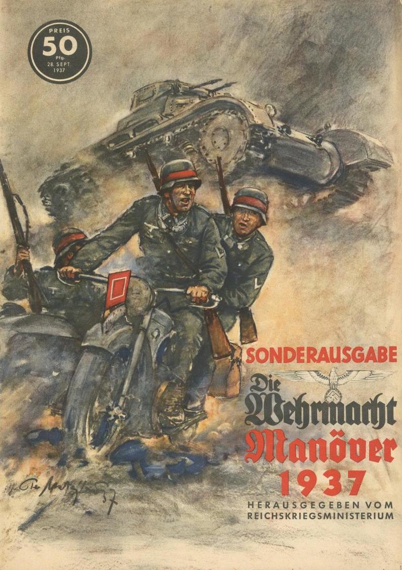 Buch WK II Sonderausgabe Die Wehrmacht Manöver 1937 44 Seiten Viele Abbildungen II - 5. Wereldoorlogen