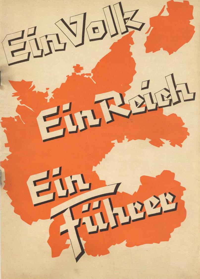Buch WK II Sonderheft Adolf Hitler Ein Volk Ein Reich Ein Führer 14 Seiten Abbildungen II - 5. Wereldoorlogen