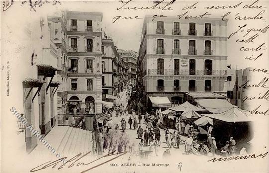 Synagoge Alger Rue Marrengo 1904 I-II Synagogue - Jodendom