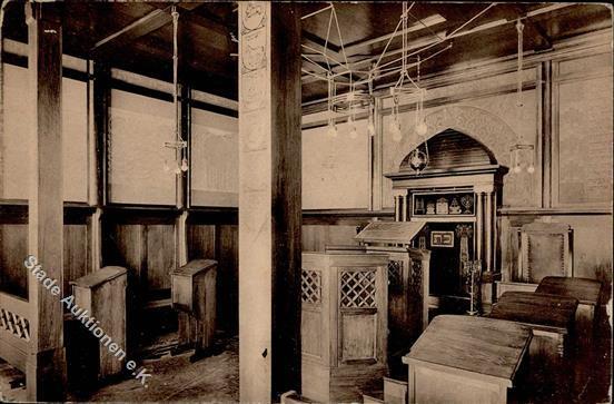 Synagoge DRESDEN - Synagogenraum D. 3.Deutschen Kunstgewerbe-ausstellung 1906, I-II Synagogue - Jodendom