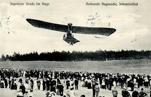 Flugereignis Ing. Grade Berlin Johannisthal Flug Woche 1910 I-II Aviation - Andere & Zonder Classificatie