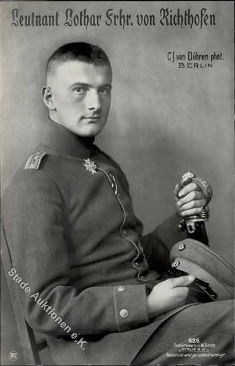 Sanke, Pilot Nr. 526 Richthofen Frhr. V., Lothar Leutnant Foto AK I- - Autres & Non Classés