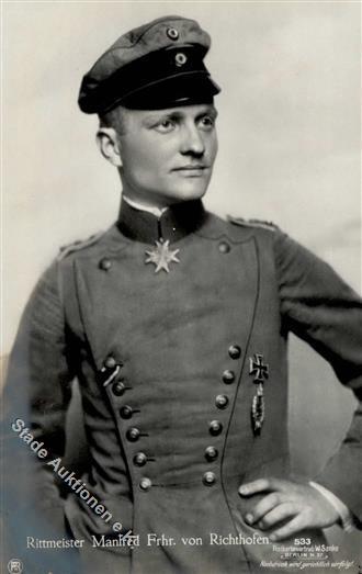 Sanke, Pilot Nr. 533 Richthofen Frhr. V. Manfred, Rittmeister Foto AK I- - Andere & Zonder Classificatie