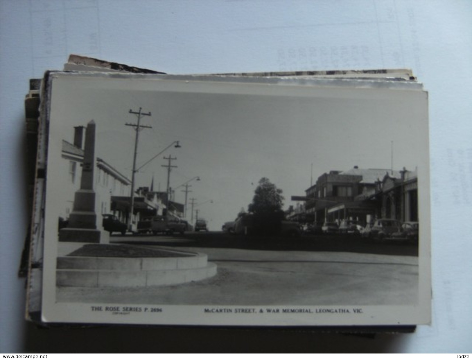 Australië Australia Vic Leongatha Mc Cartin Street And War Memorial - Andere & Zonder Classificatie