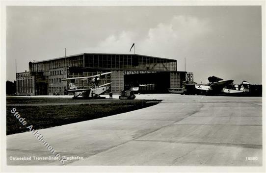 Flughafen Travemünde (2400) Foto-Karte I-II - Andere & Zonder Classificatie